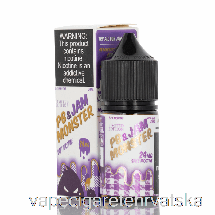 Vape Cigarete Grape - Pb And Jam Monster Salts - 30ml 48mg